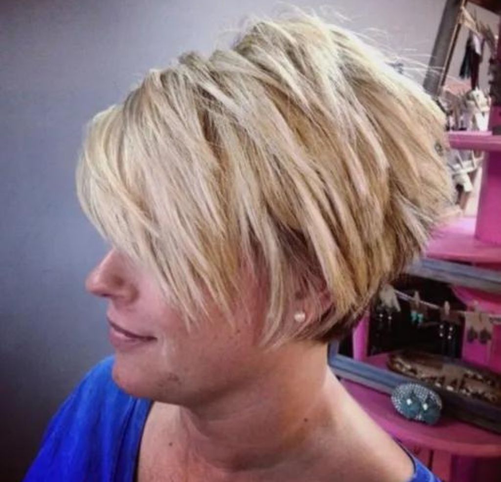 side swept pixie