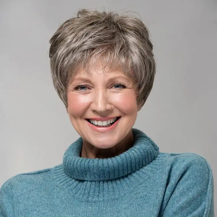 Pixie hairstyle example featuring a stylish, modern cut