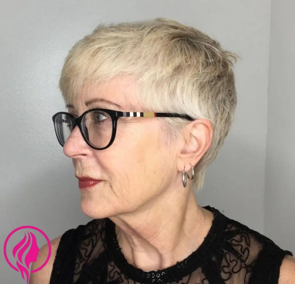 Pixie hairstyle example featuring a stylish, modern cut