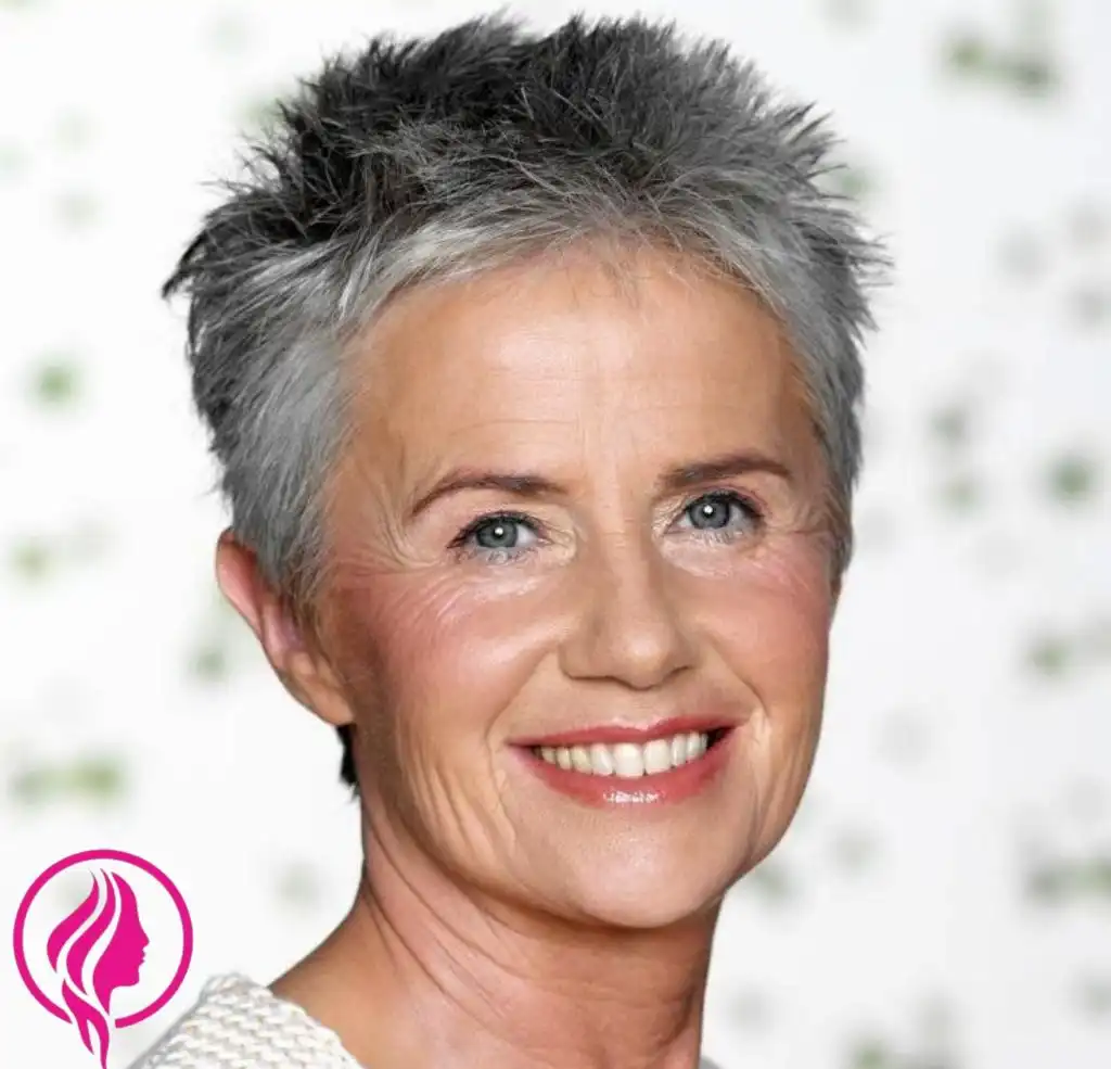 Pixie hairstyle example featuring a stylish, modern cut