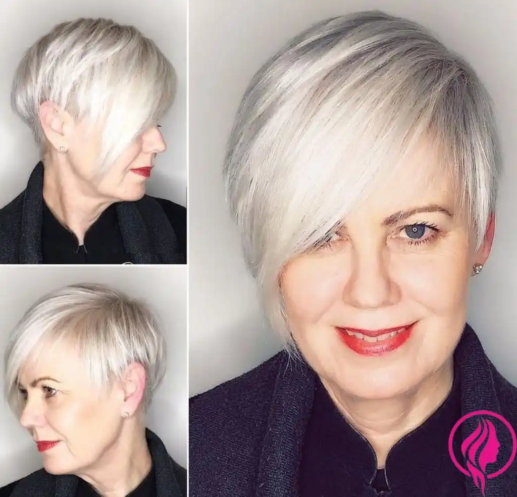 Pixie hairstyle example featuring a stylish, modern cut