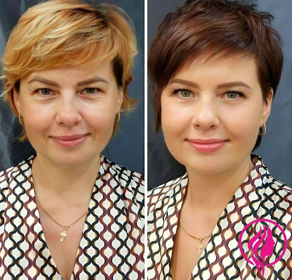 Classic pixie haircut for women over 50