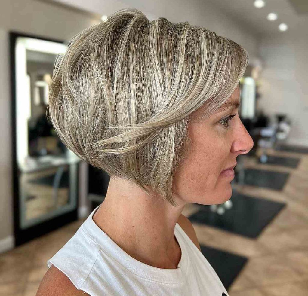 Voluminous Lob hairstyles, haircuts, bob hair, hairstyles for women over 50, Over 40