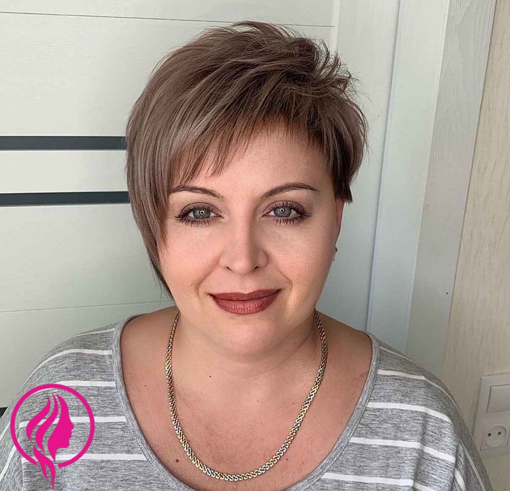 asymmetrical pixie cut, hairstyle for women over 50