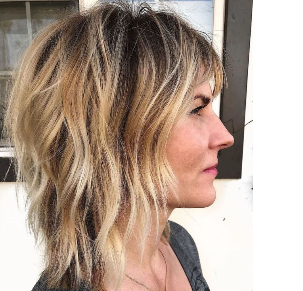 feathered shag, hairstyles for women over 50, hairstyle