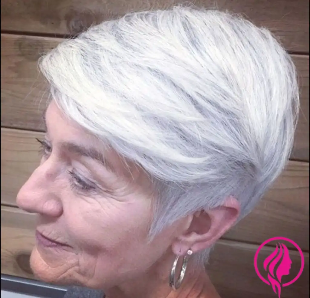Pixie hairstyle example featuring a stylish, modern cut