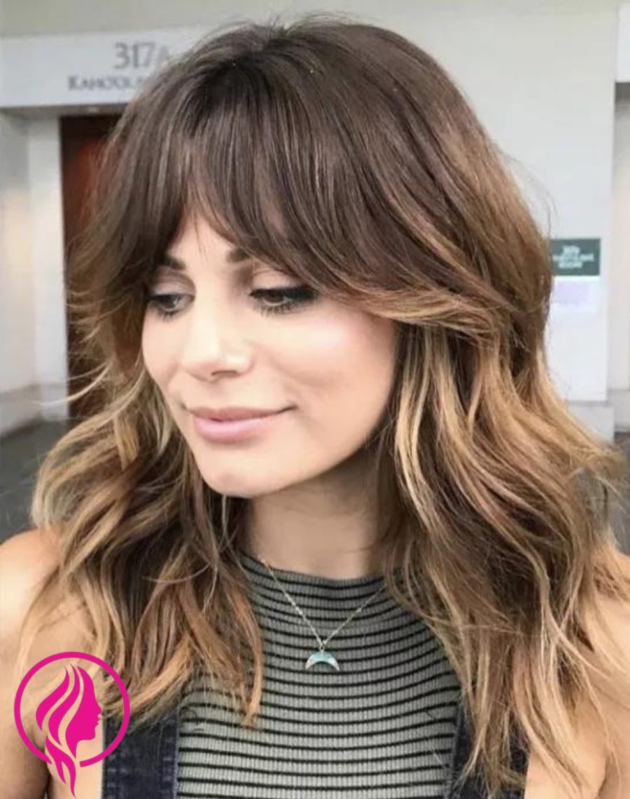 shag haircut includes bangs, shag cut, shag haircut